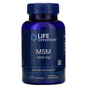 Отзывы о Лайф Экстэншн, MSM, 1,000 mg, 100 Capsules