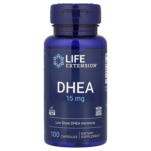 Life Extension Dhea Supplement Vitamin | 15 mg | 100 Caps