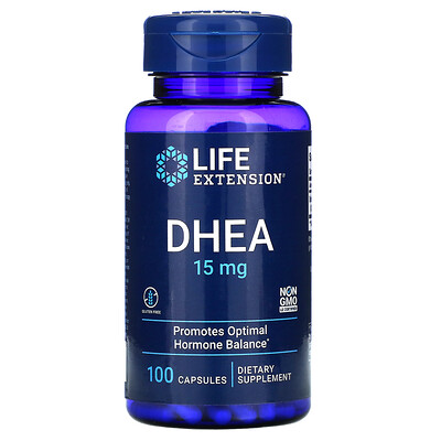 

Life Extension, DHEA, 15 mg, 100 Capsules