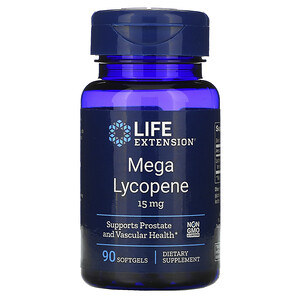 Лайф Экстэншн, Mega Lycopene, 15 mg, 90 Softgels отзывы