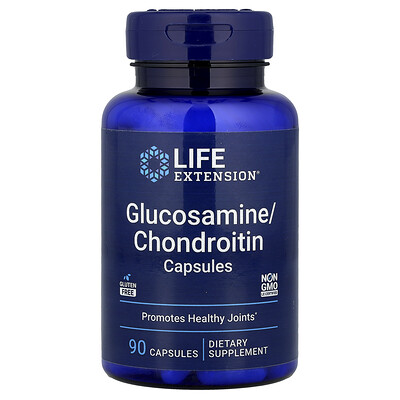 Product Image for Life Extension, Glucosamine/Chondroitin, 90 Capsules