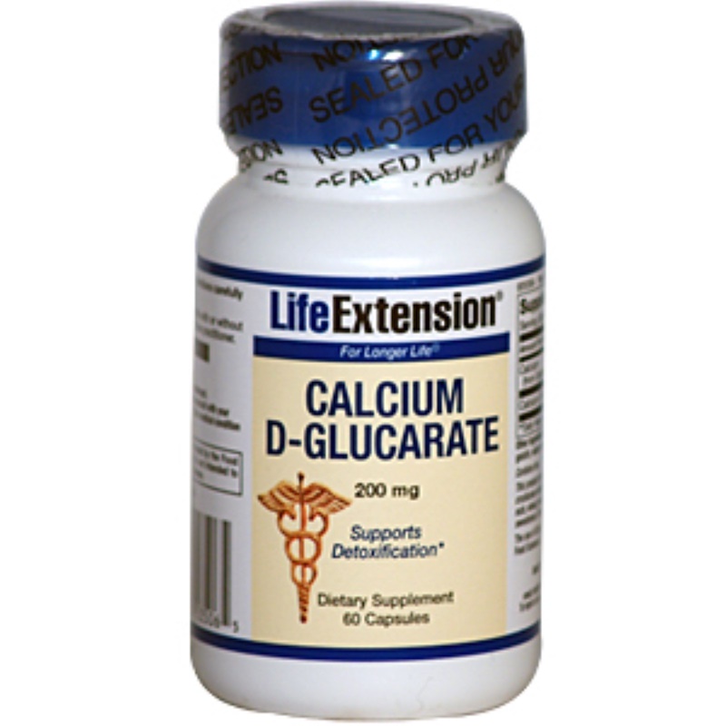 Life Extension, Calcium D-Glucarate, 200 mg, 60 Capsules - iHerb