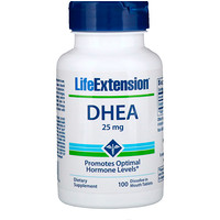 DHEA, 25 мг, 100 растворимых во рту таблеток - изображение