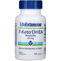 7-Keto DHEA, метаболит, 25 мг, 100 капсул - изображение