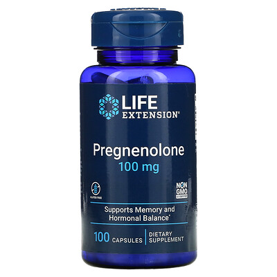 

Life Extension Pregnenolone 100 mg 100 Capsules