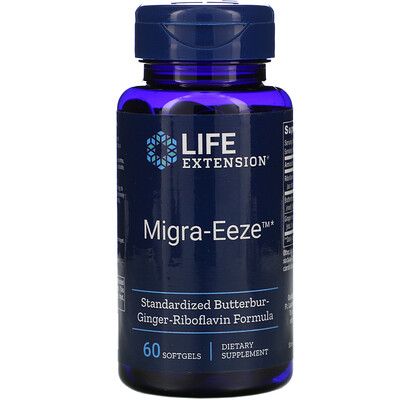 Life Extension Migra-Eeze, 60 мягких таблеток