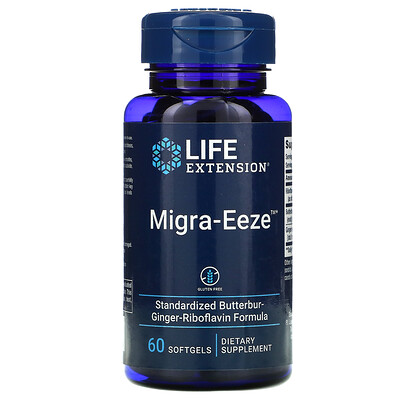 

Life Extension Migra-Eeze, 60 мягких таблеток