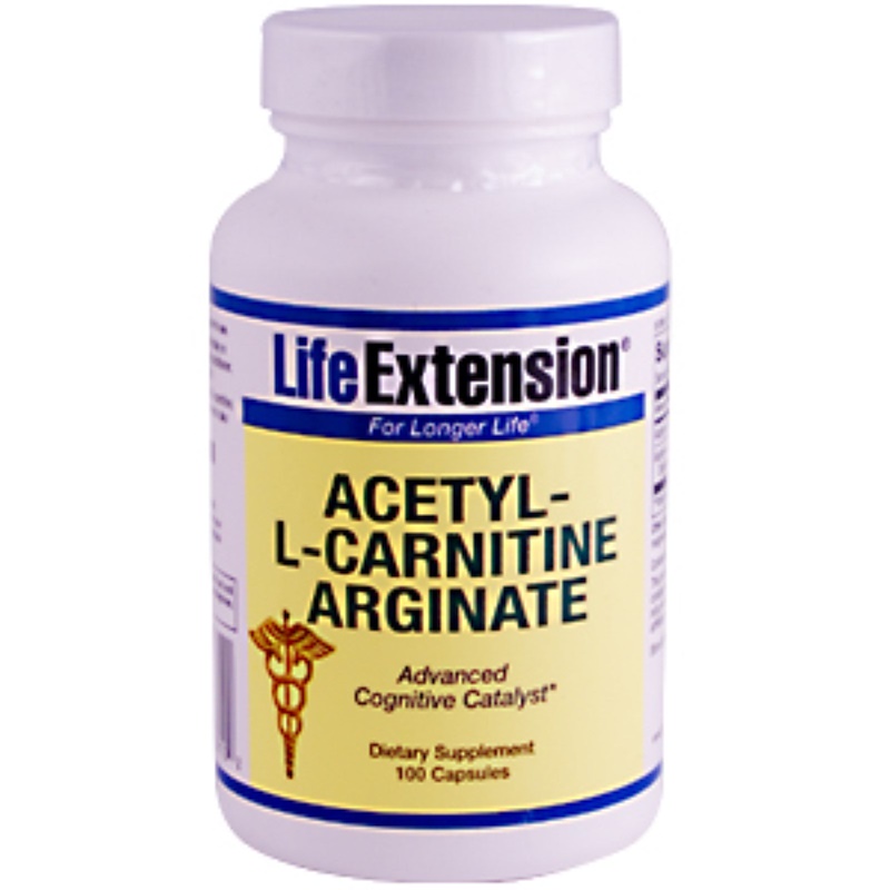 Life Extension, AcetylLCarnitineArginate, 100 Capsules iHerb
