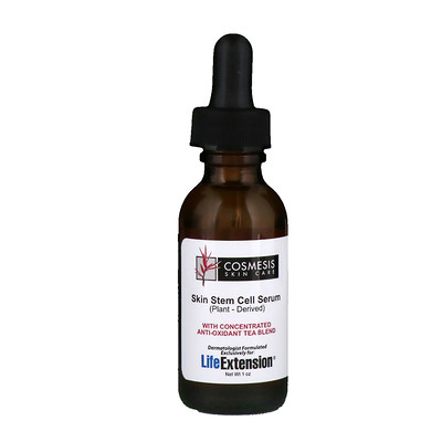 Косметический уход за кожей, сыворотка для кожи со стволовыми клетками, 1 унция