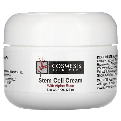 

Life Extension Cosmesis Skin Care, крем со стволовыми клетками, 1 унция (28 г)