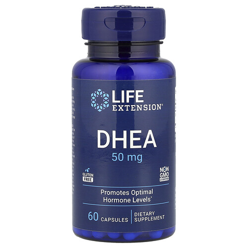 Life Extension, DHEA, 50 mg, 60 Capsules