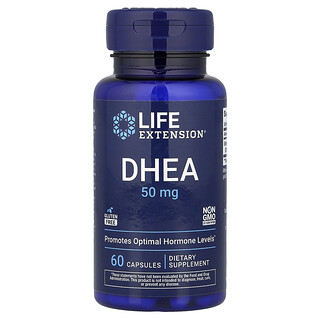 Life Extension, DHEA, 50 мг, 60 капсул