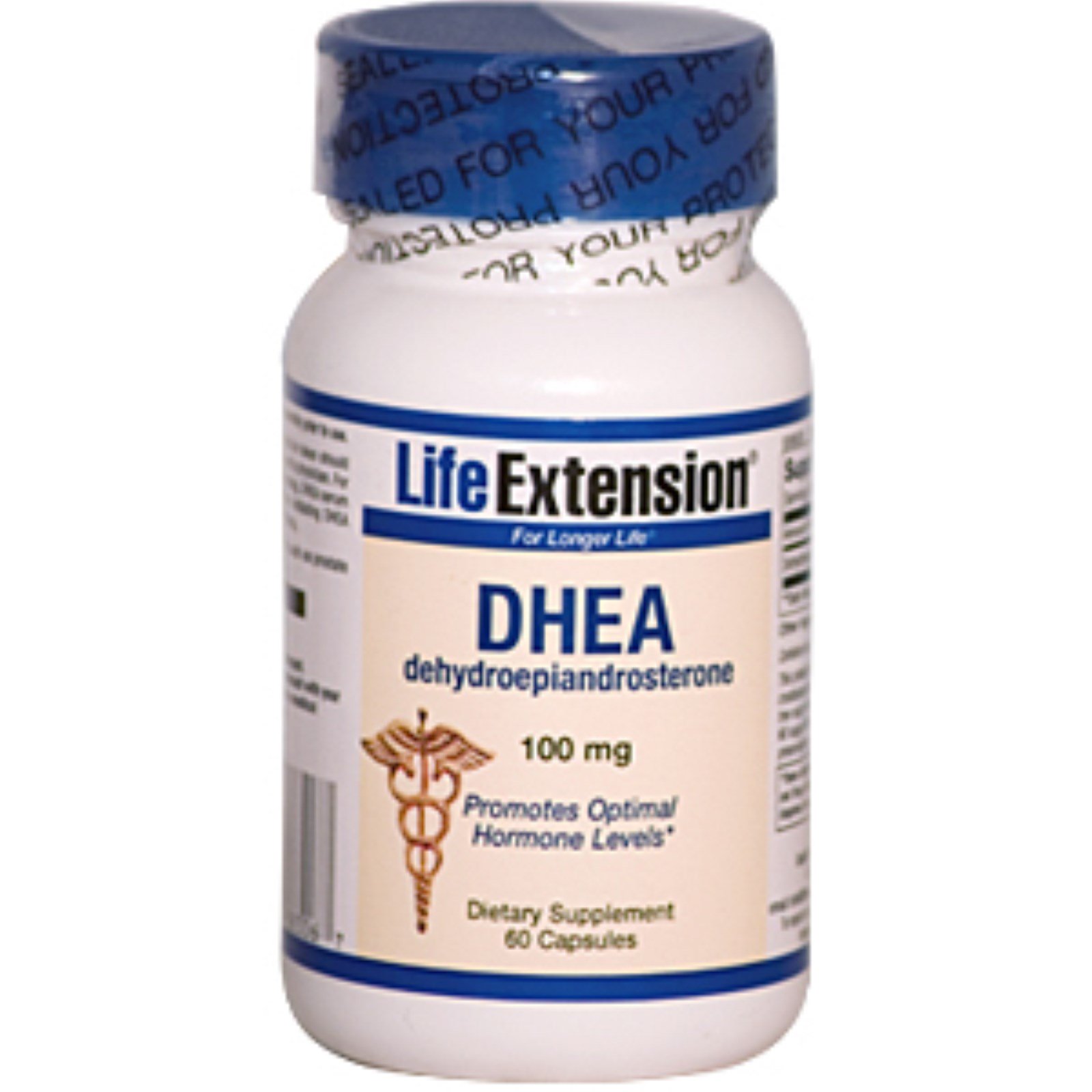 Life Extension, DHEA, Dehydroepiandrosterone, 100 mg, 60 Capsules iHerb