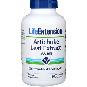 Отзывы о Лайф Экстэншн, Artichoke Leaf Extract, 500 mg, 180 Vegetarian Capsules