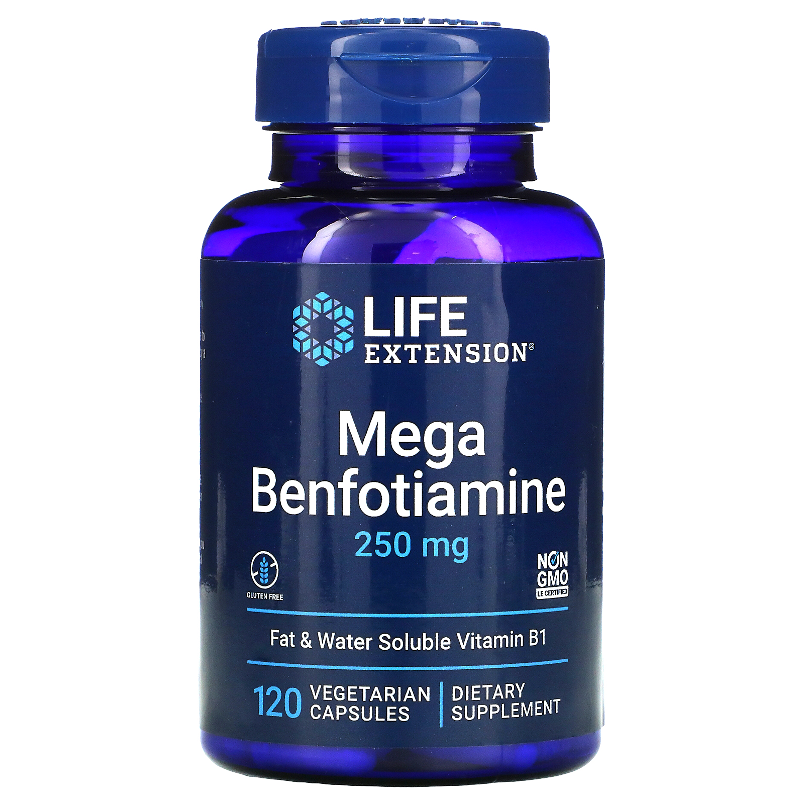 heks Zich voorstellen Perioperatieve periode Life Extension, Mega Benfotiamine, 250 mg, 120 Vegetarian Capsules