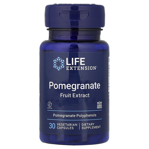 Life Extension, Granatapfel-Fruchtextrakt, 30 vegetarische Kapseln