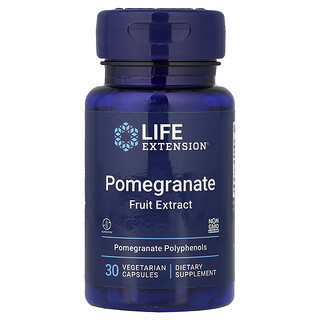 Life Extension, Extracto de fruto de granada, 30 cápsulas vegetales