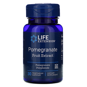 Отзывы о Лайф Экстэншн, Pomegranate Fruit Extract, 30 Vegetarian Capsules