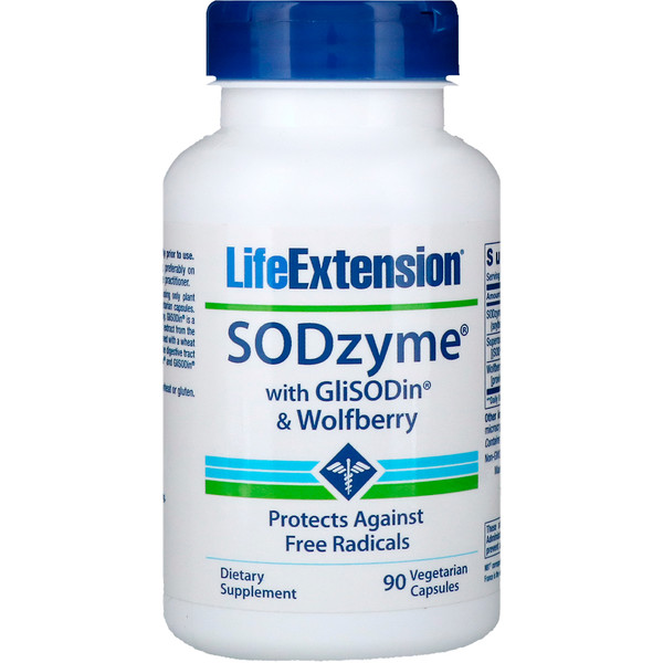 Life Extension Sodzyme With Glisodin Wolfberry 90 Vegetarian Life Extension Sodzyme With Glisodin Wolfberry 90 Vegetarian Capsules