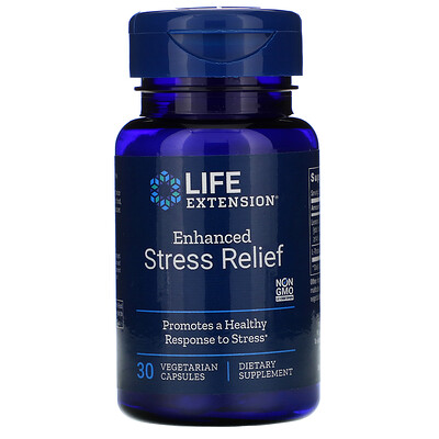 Life Extension Улучшенное средство от стресса, 30 растительных капсул
