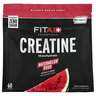 FITAID, Essentials, creatină, pepene roșu, 372 g (13,1 oz)