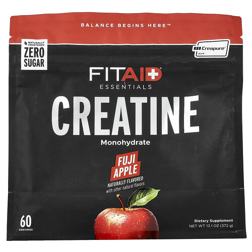 Fitaid Essentials, Creatine Monohydrate, Fuji Apple, 13.1 oz (372 g)
