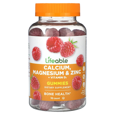 Lifeable Calcium, Magnesium & Zinc + Vitamin D3 Gummies: A Comprehensive Overview