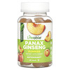 Жевательные мармеладки с женьшенем Panax, натуральный персик, 60 жевательных таблеток