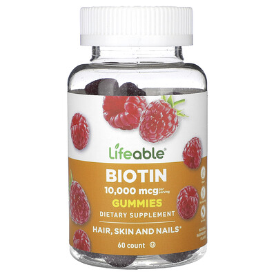 Lifeable Biotin Gummies: Support for Hair, Skin, and Nail Health