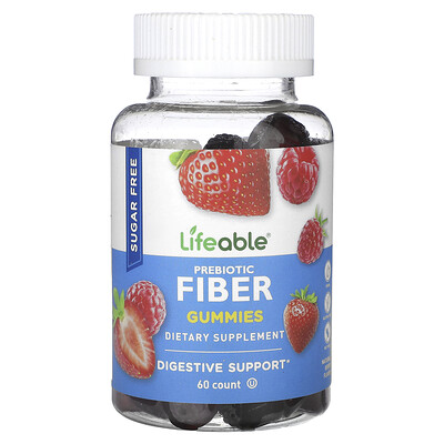 Lifeable Prebiotic Fiber Gummies: A Digestive Health Supplement
