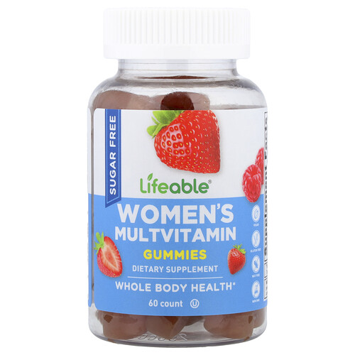 Lifeable Women's Multivitamin Gummies, Berry, 60 Gummies