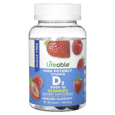 Lifeable High Potency Vitamin D3 Gummies: Benefits and Usage