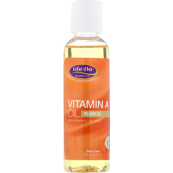 Life-flo, Vitamin A Oil, 10,000 IU, 4 fl oz (118 ml)