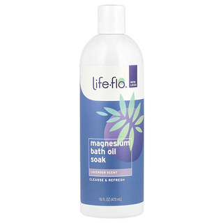 Life-flo, Ulei de baie cu magneziu, lavandă, 16 fl oz (473 ml)