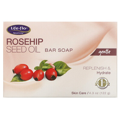 

Life-flo Rosehip Seed Oil Bar Soap, 4.3 oz (122 g)