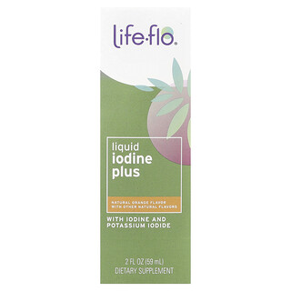 Life-flo, Iode liquide Plus, Orange naturelle, 59 ml