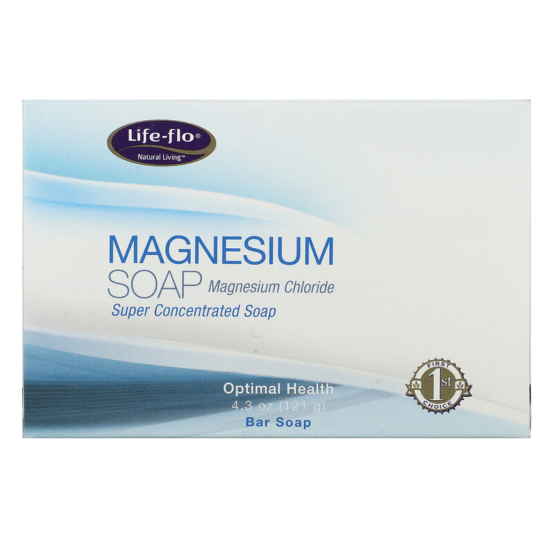 Lifeflo, Magnesium Soap, Magnesium Chloride, Super Concentrated Bar