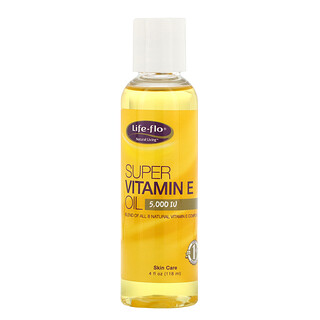 Life-flo, Súper aceite de vitamina E, 5,000 IU, 4 fl oz (118 ml)