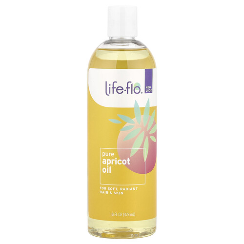Life-flo Pure Apricot Oil, 16 fl oz (473 ml)