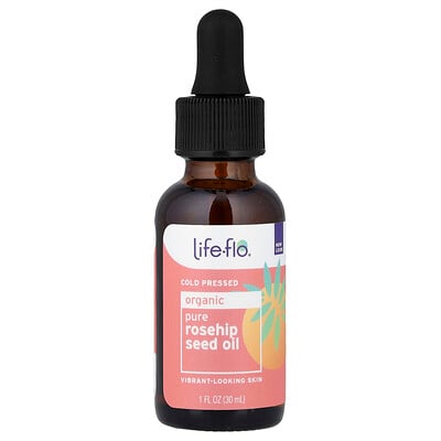 Life-flo, Aceite de semilla de rosa mosqueta puro, Cuidado de la piel, 30 ml (1 oz. líq.)