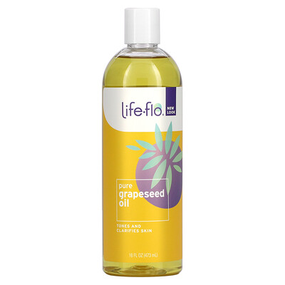 Life-flo чистое масло из виноградных косточек уход за кожей 473 мл (16 жидк. унций)