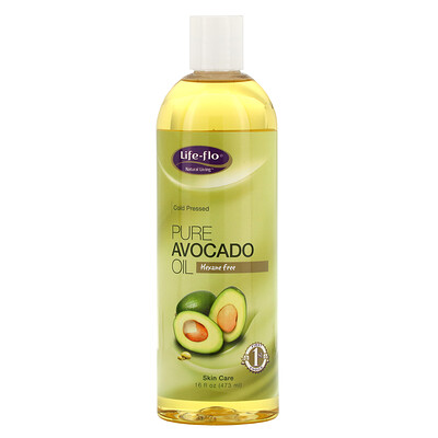 Life-flo Чистое масло авокадо для ухода за кожей, 473 мл