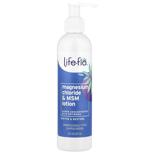 Life-flo Magnesium Chloride & MSM Lotion, 8 fl oz (237 ml)