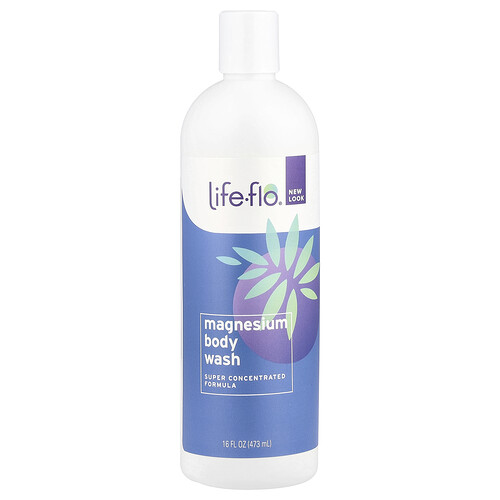 Life-flo, Magnesium Körperseife, Magnesiumchlorid-Salzlösung, 16 fl oz (473 ml)