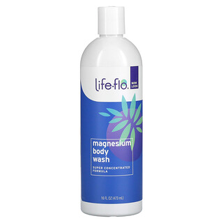 Life-flo, Magnesium Körperseife, Magnesiumchlorid-Salzlösung, 16 fl oz (473 ml)