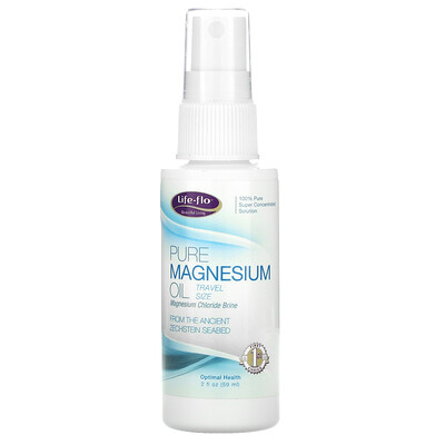 Life-flo Pure Magnesium Oil, Travel Size, 2 fl oz (59 ml)