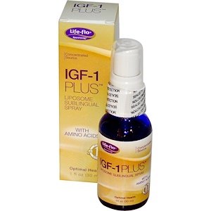Купить Life Flo Health, ИГФ-1 Плюс, липосомный сублингвальный спрей, 1 жидк. унц. (30 мл)  на IHerb