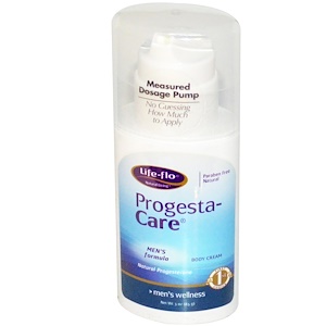 Отзывы о Лайф Фло Хэлс, Progesta-Care Body Cream, Men's Formula, 3 oz (85 g)