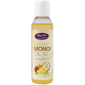 Отзывы о Лайф Фло Хэлс, Monoi Oil, Hair & Body Oil, 4 fl oz (118 ml)