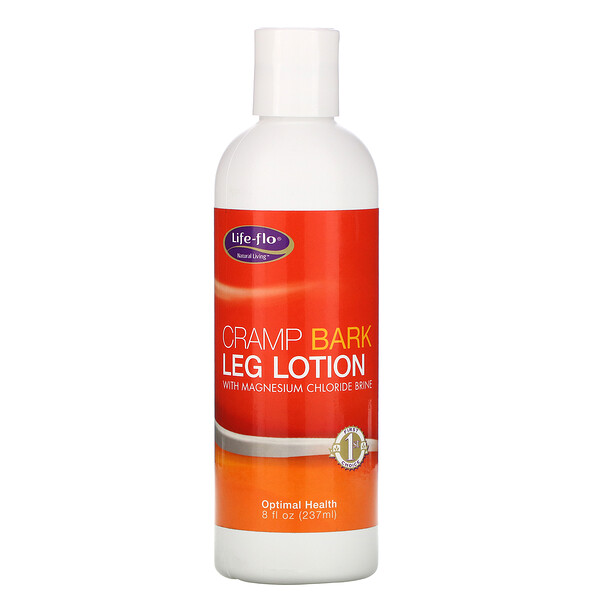 Lifeflo, Cramp Bark Leg Lotion, with Magnesium Chloride Brine, 8 fl oz